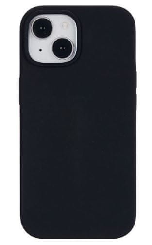eSTUFF kryt Silicone case, pre iPhone 15 Plus, 100% recyklovaný TPU, čierny ES67120026